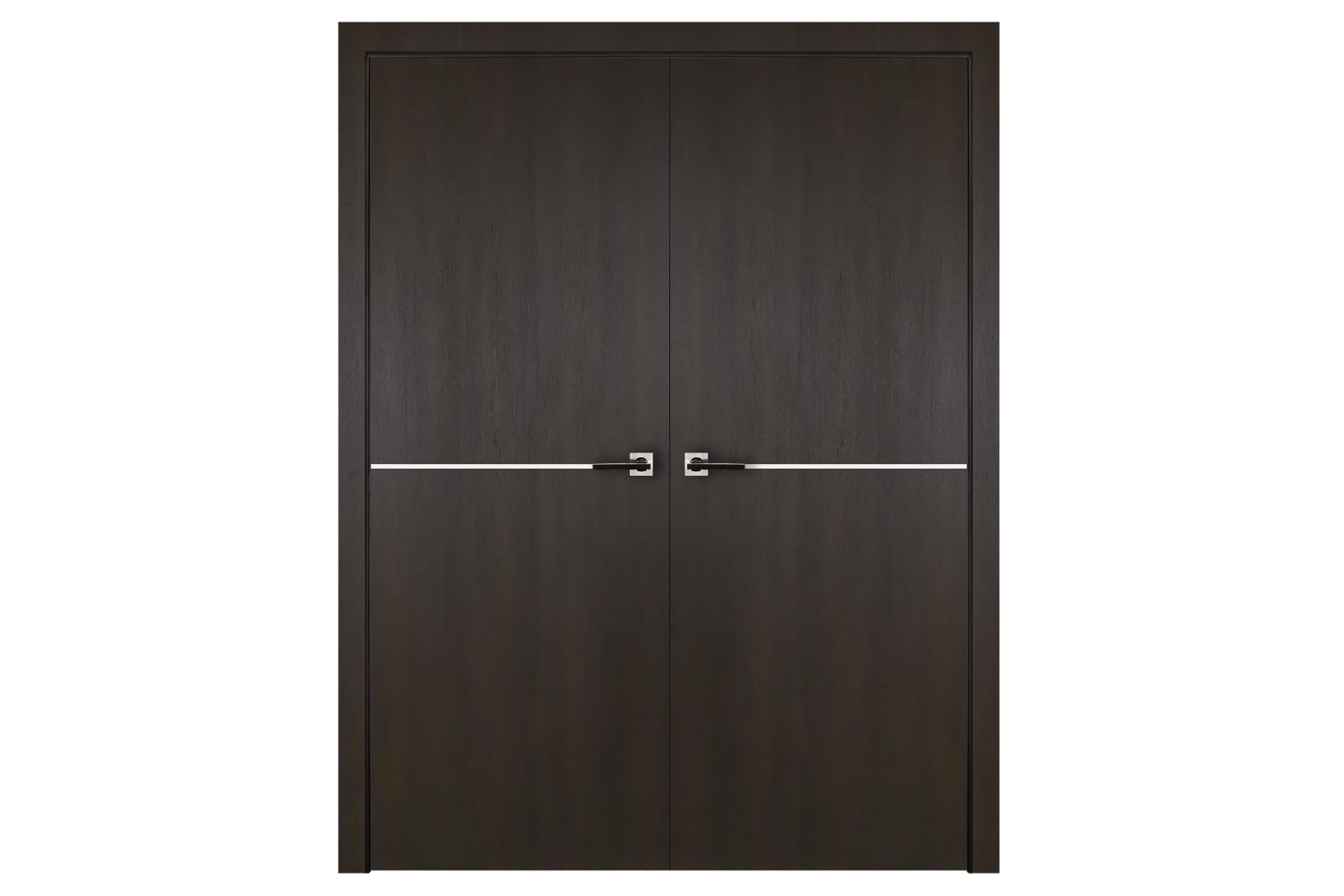 Nova Italia Flush 07 Premium Wenge Laminate Interior Door - Double Door