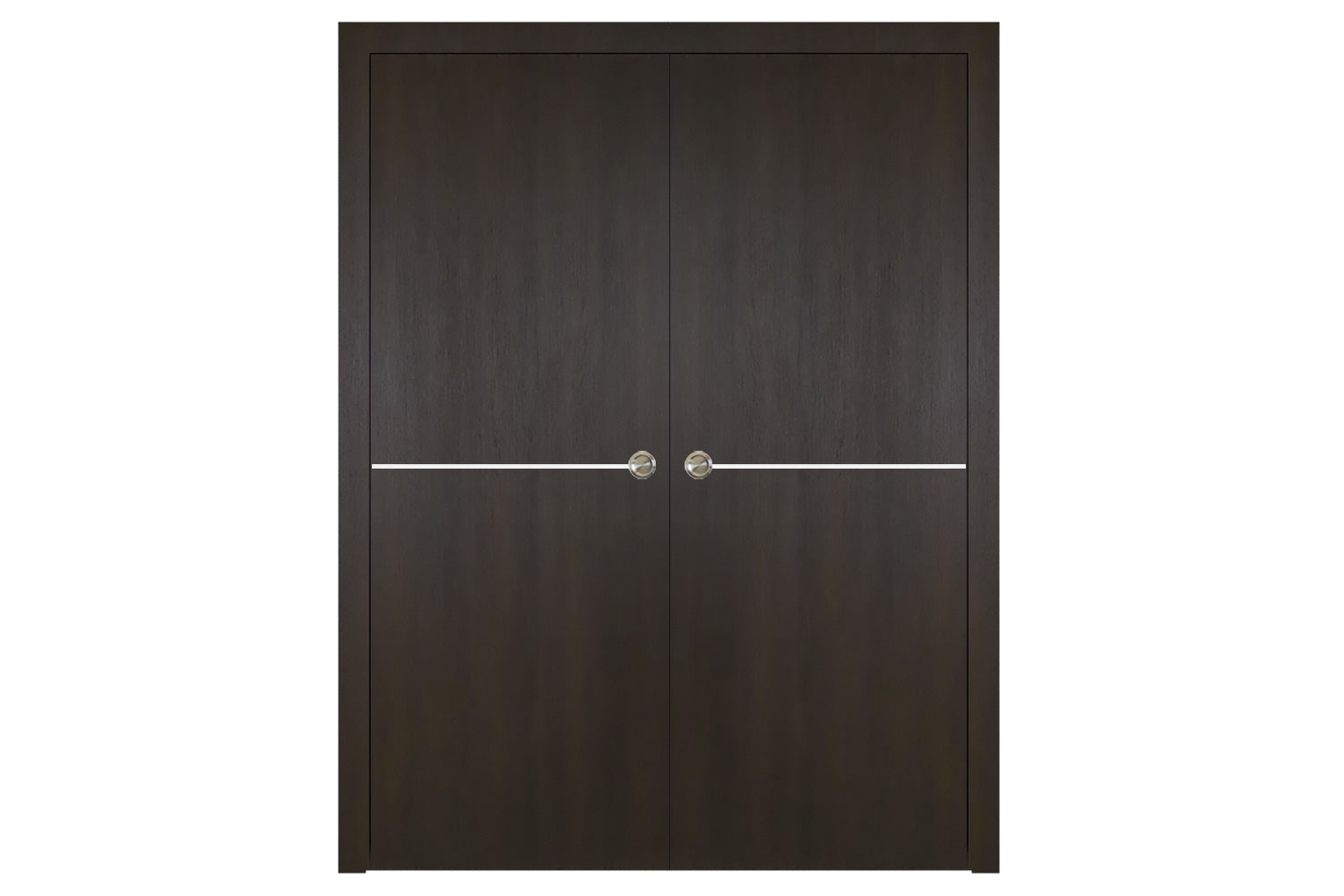 Nova Italia Flush 07 Premium Wenge Laminate Interior Door - Double Pocket