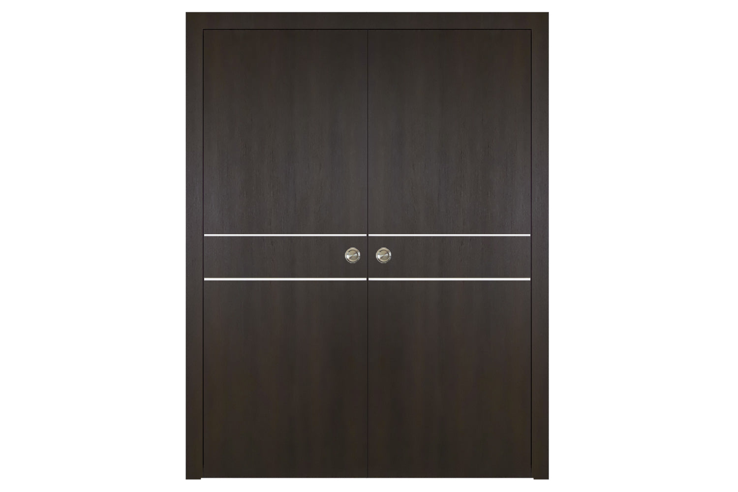 Nova Italia Flush 08 Premium Wenge Laminate Interior Door - Double Pocket