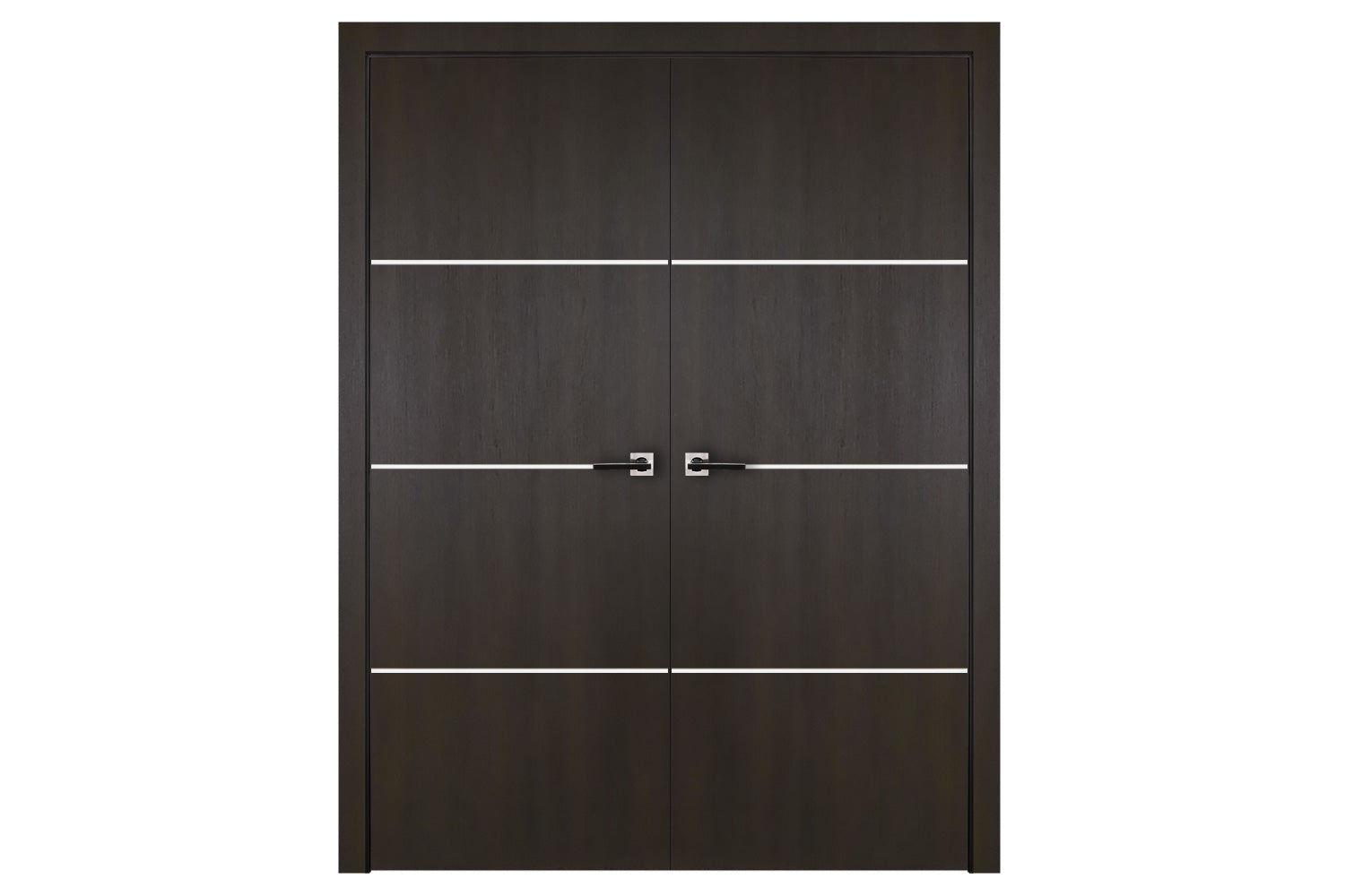 Nova Italia Flush 09 Premium Wenge Laminate Interior Door - Double Door