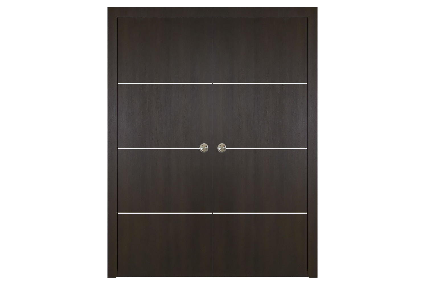 Nova Italia Flush 09 Premium Wenge Laminate Interior Door - Double Pocket