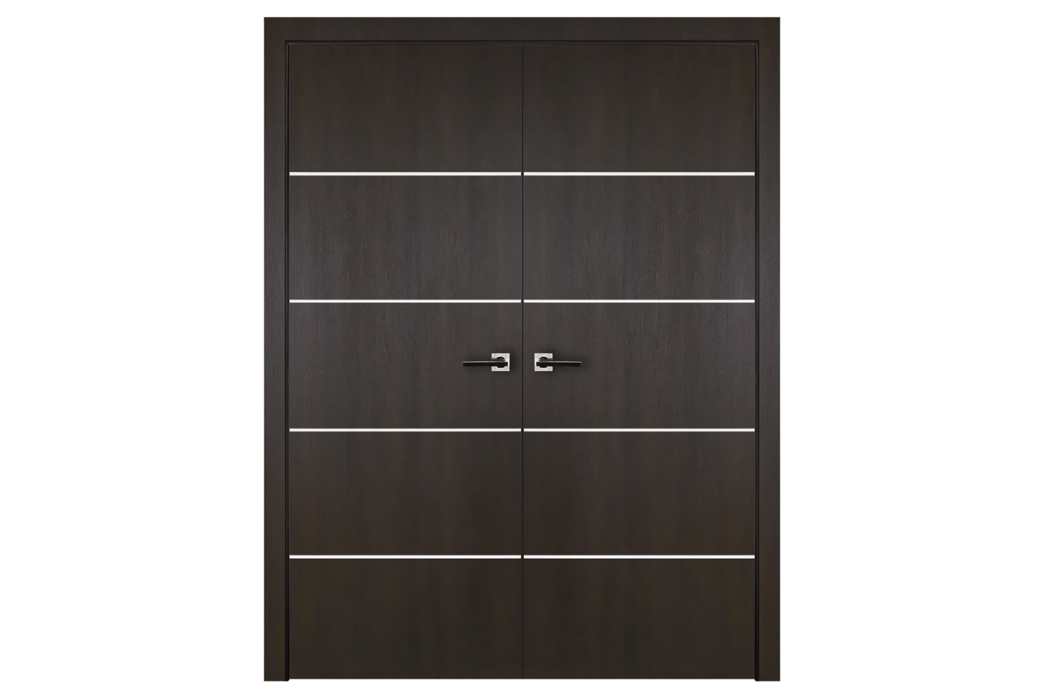 Nova Italia Flush 10 Premium Wenge Laminate Interior Door - Double Door