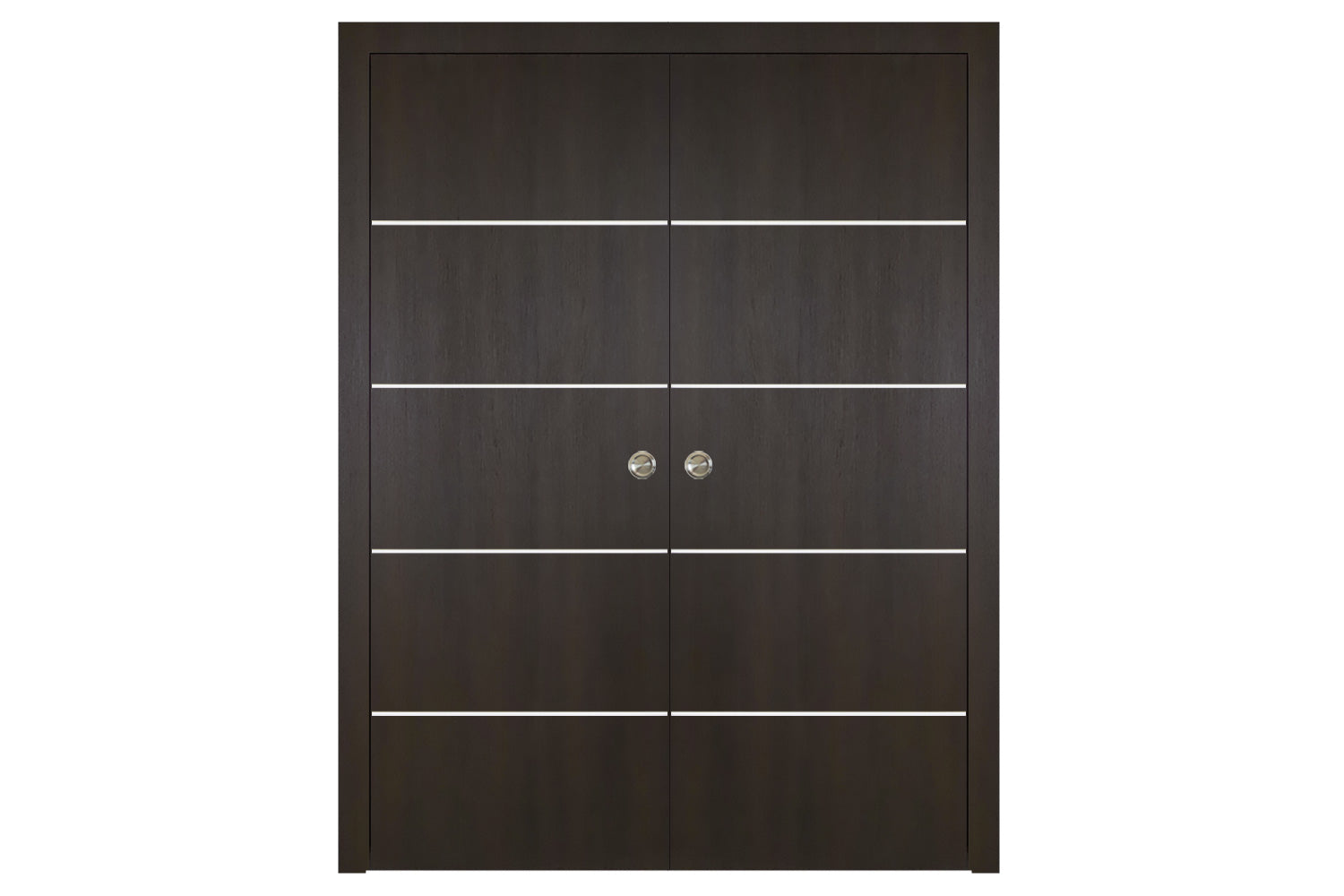 Nova Italia Flush 10 Premium Wenge Laminate Interior Door - Double Pocket