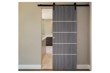 Nova Italia Flush 10 Swiss Elm Laminate Interior Barn Door