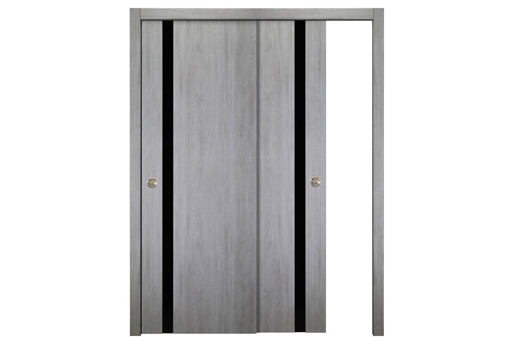 Nova Italia Laminate Interior Door Light Grey - Sliding Bypass Door