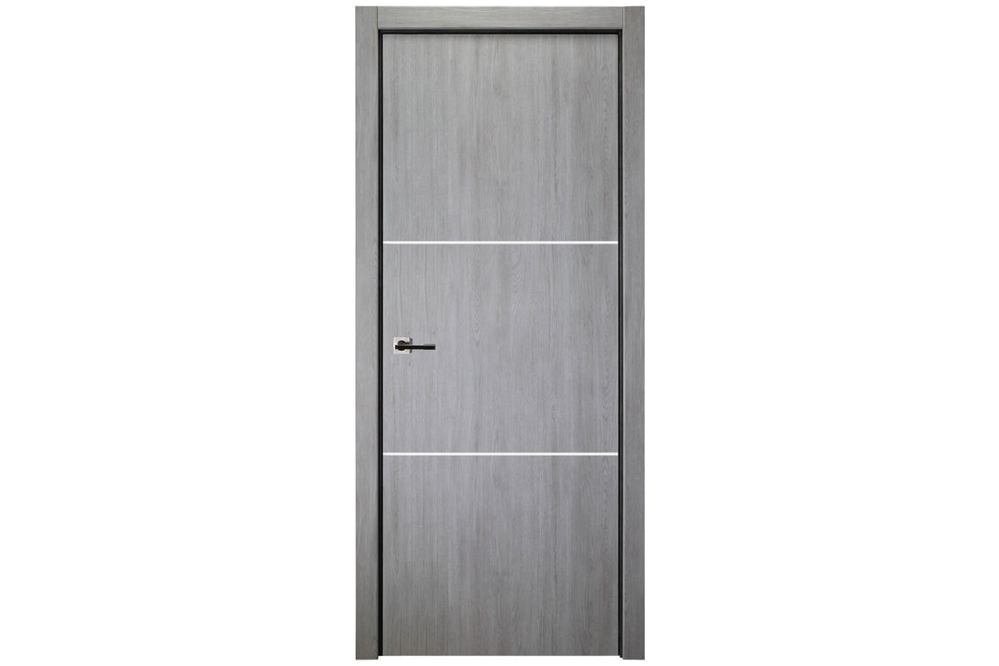Nova Italia Flush 06 Light Grey Laminate Interior Door - Single Door