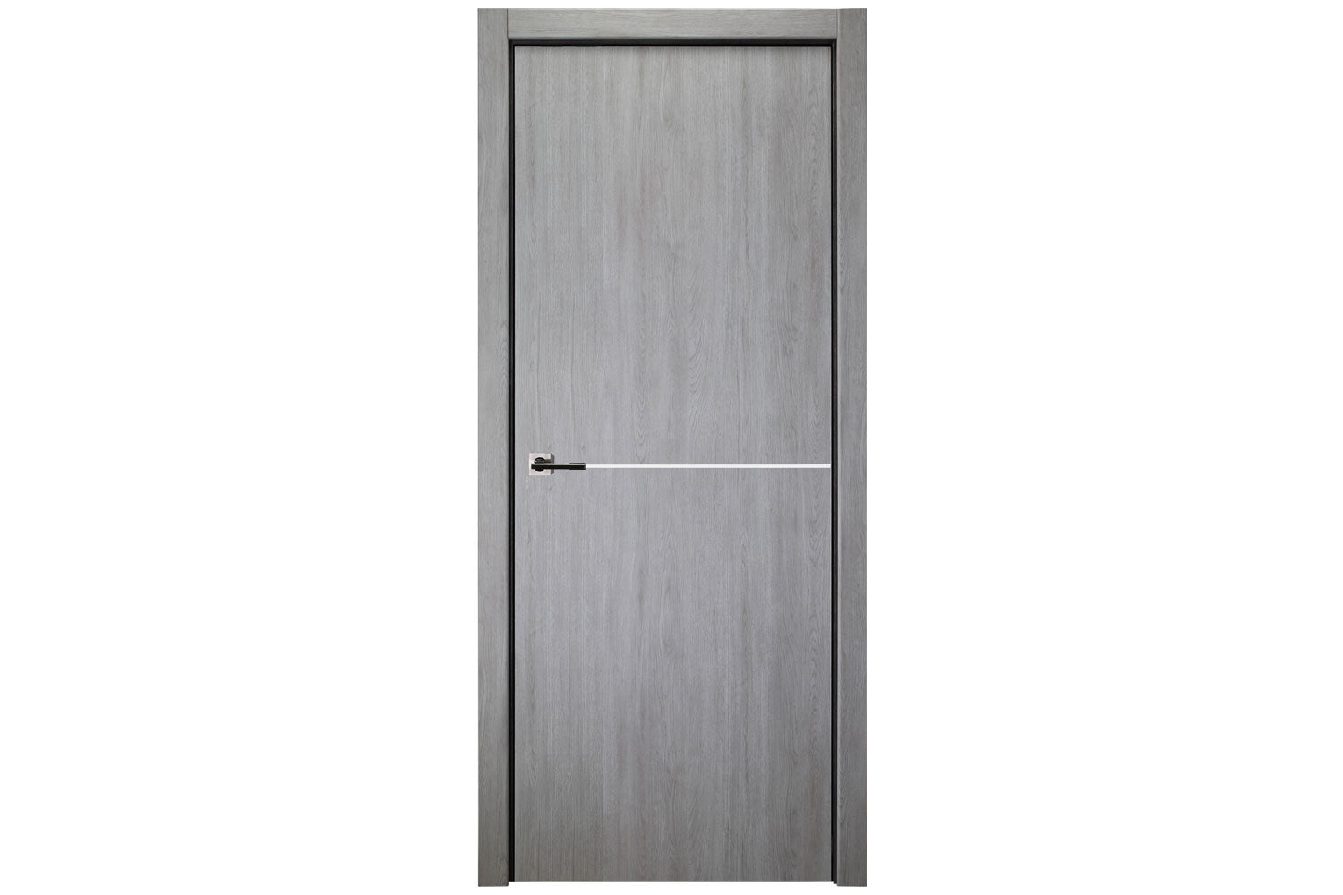 Nova Italia Flush 07 Light Grey Laminate Interior Door - Single Door