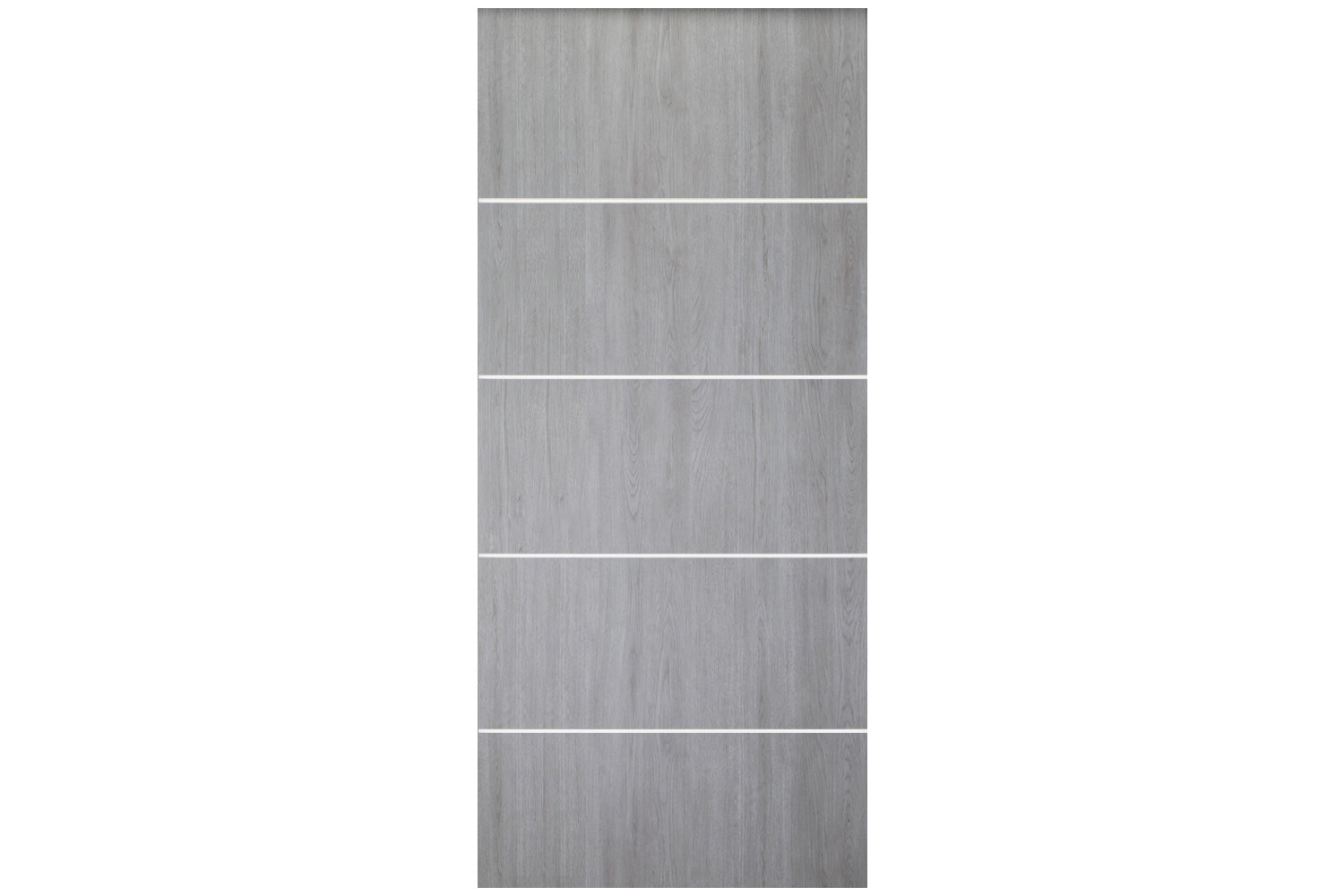 Nova Italia Flush 10 Light Grey Laminate Interior Door - Slab