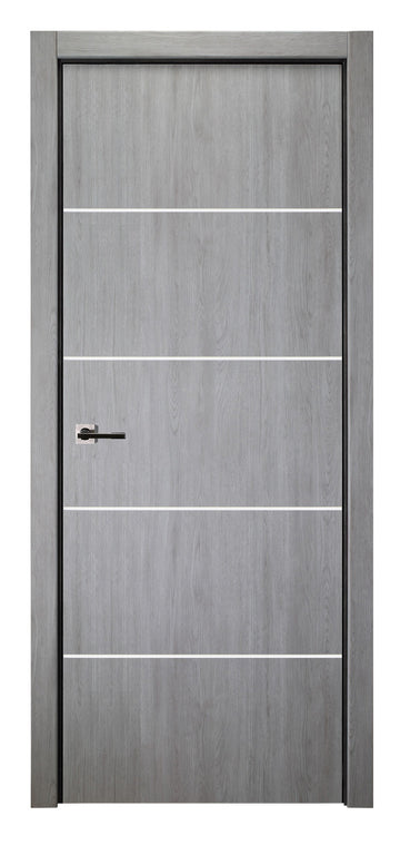Nova Italia Flush 10 Light Grey Laminate Interior Door