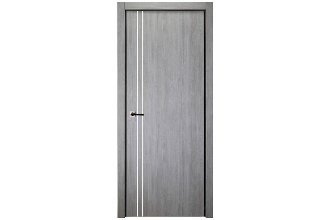 Nova Italia Flush 02 Light Grey Laminate Interior Door  - Single Door