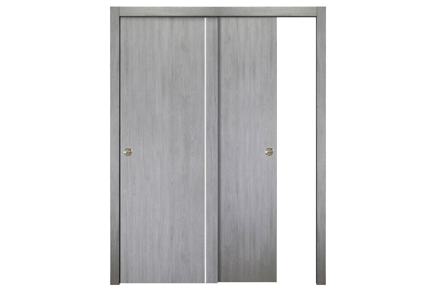 Nova Italia Flush 05 Light Grey Laminate Interior Door - Bypass Door
