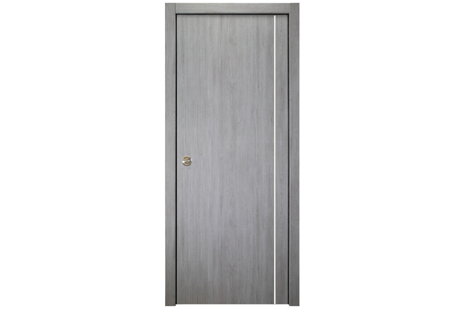Nova Italia Flush 05 Light Grey Laminate Interior Door - Single Pocket Door