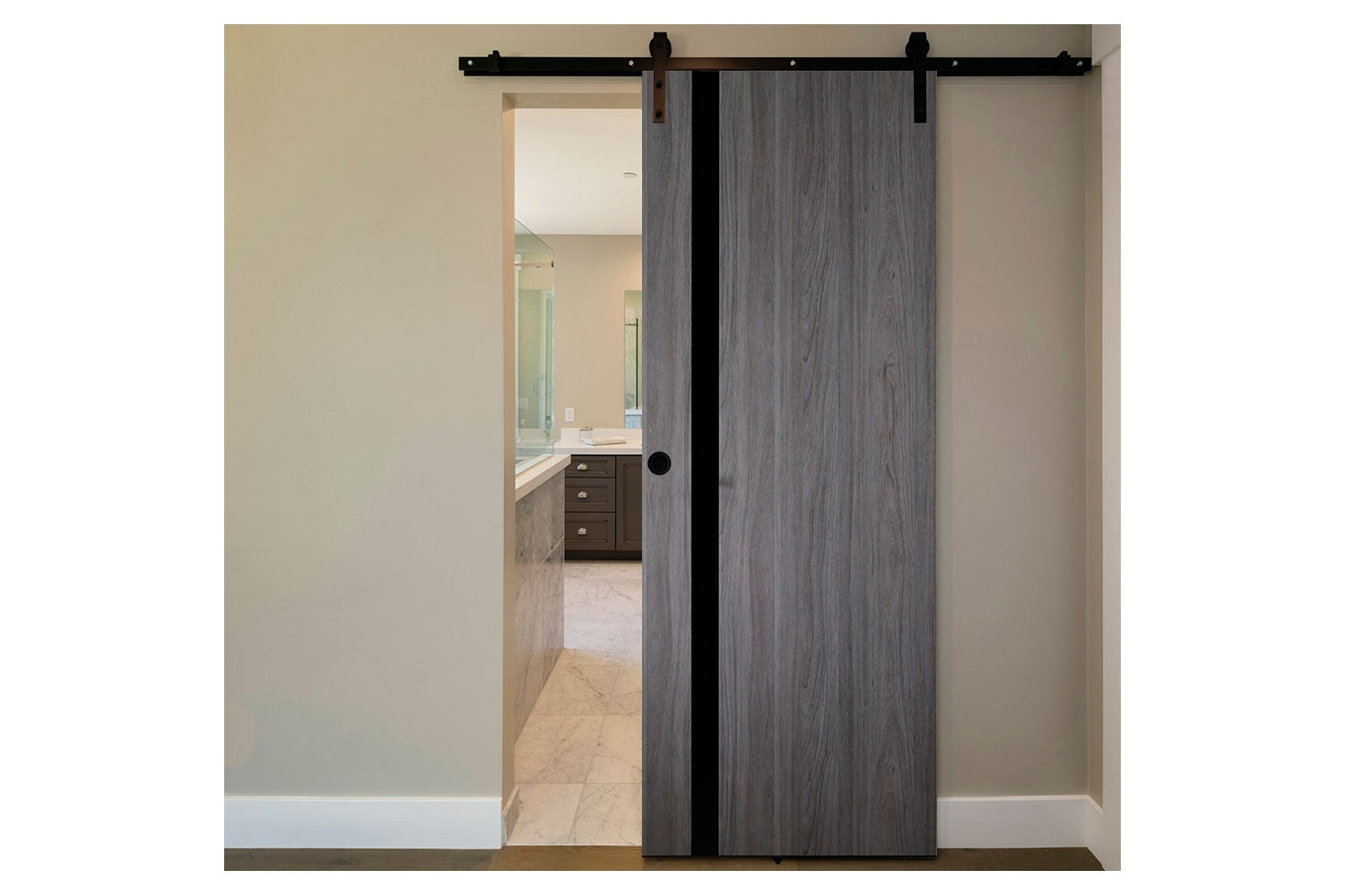 Nova Italia Laminate Interior Door Swiss Elm - Barn Door