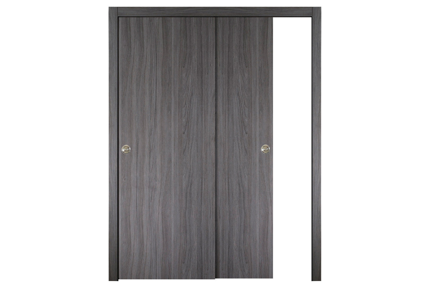 Nova Italia Flush 01 Swiss Elm Laminate Interior Door - Bypass Door