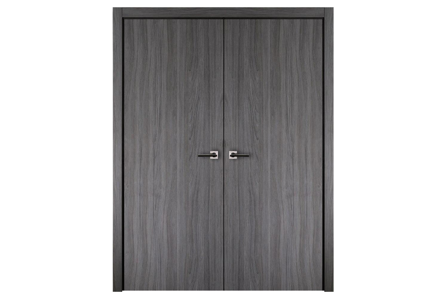 Nova Italia Flush 01 Swiss Elm Laminate Interior Door - Double Door