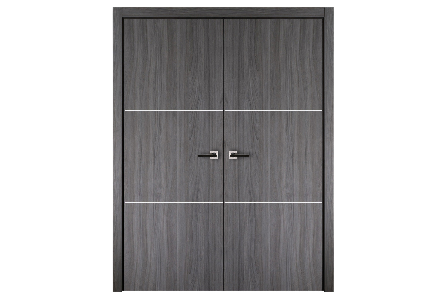 Nova Italia Flush 06 Swiss Elm Laminate Interior Door - Double Door