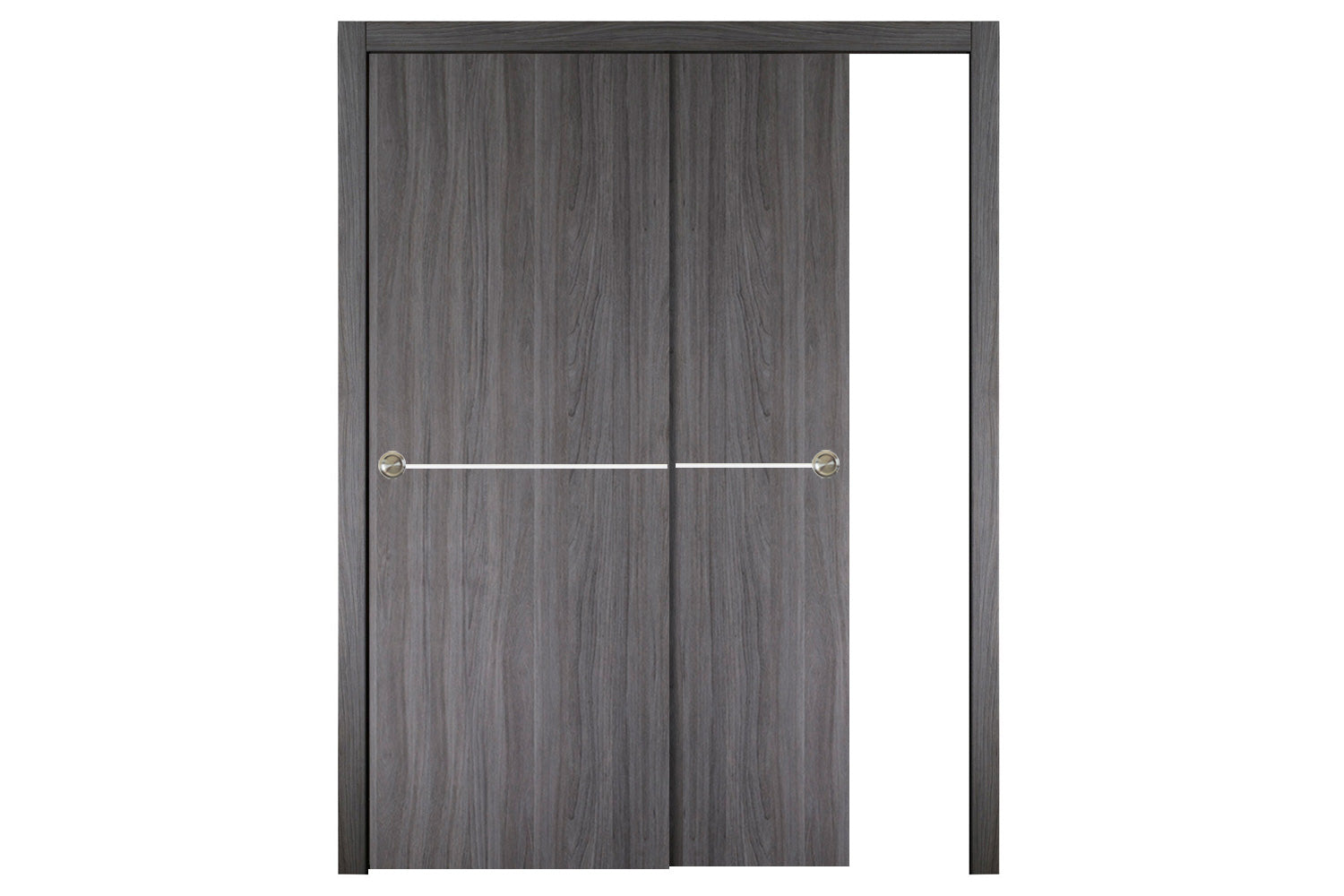 Nova Italia Flush 07 Swiss Elm Laminate Interior Door - Bypass Door