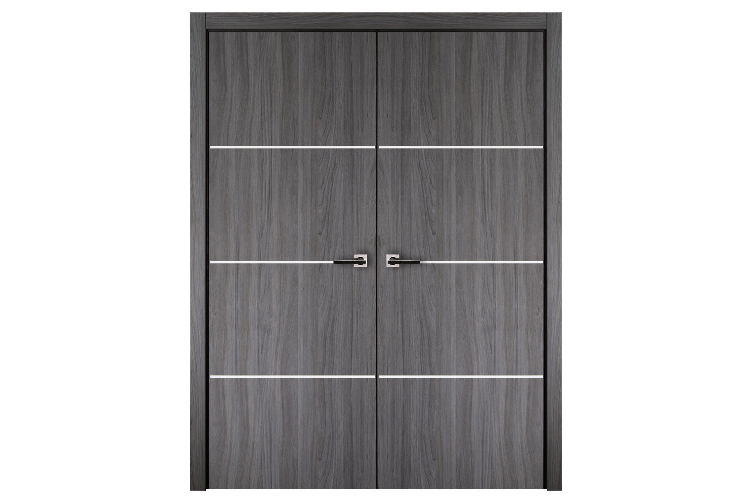 Nova Italia Flush 09 Swiss Elm Laminate Interior Door - Double Door