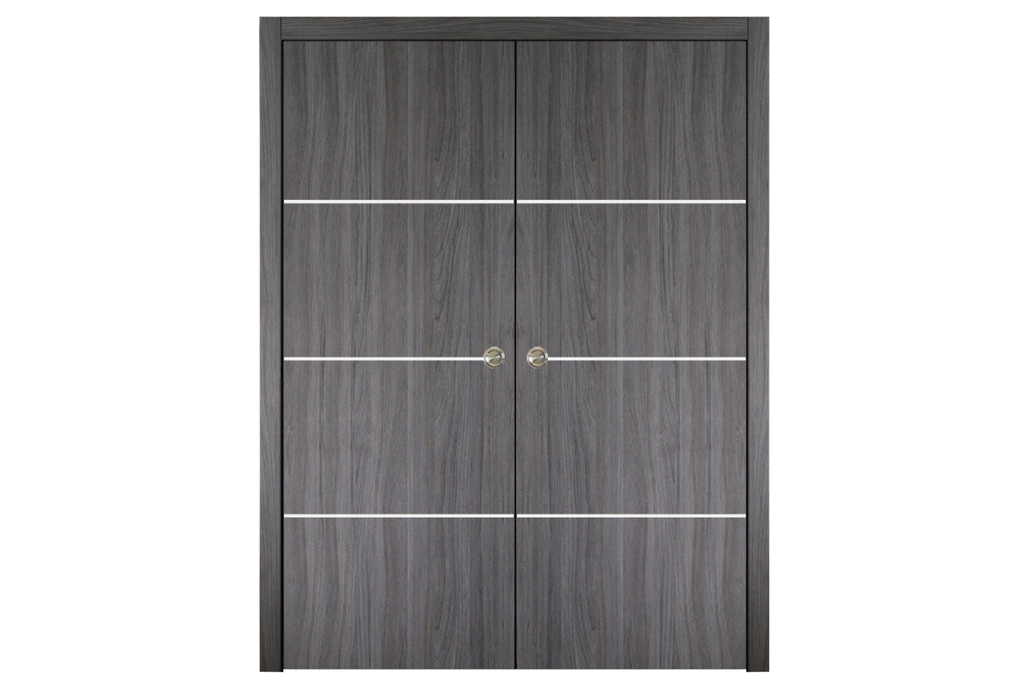 Nova Italia Flush 09 Swiss Elm Laminate Interior Door - Double Pocket Door