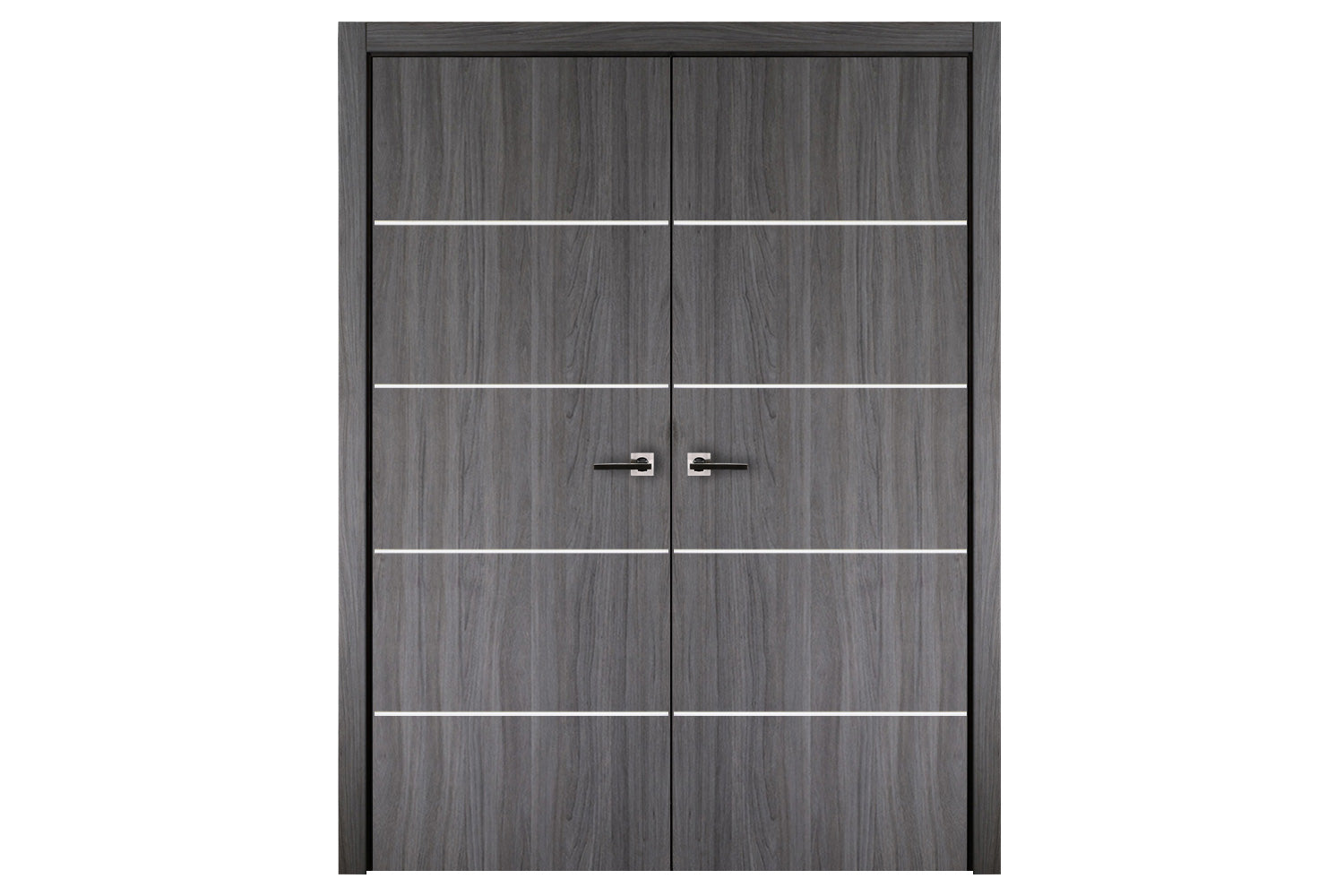 Nova Italia Flush 10 Swiss Elm Laminate Interior Door - Double Door