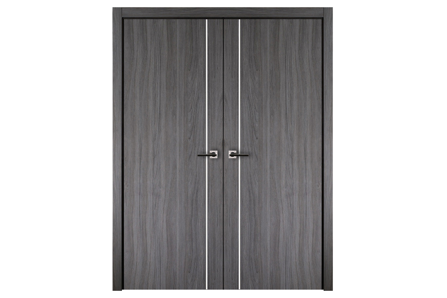 Nova Italia Flush 03 Swiss Elm Laminate Interior Door- Double Door