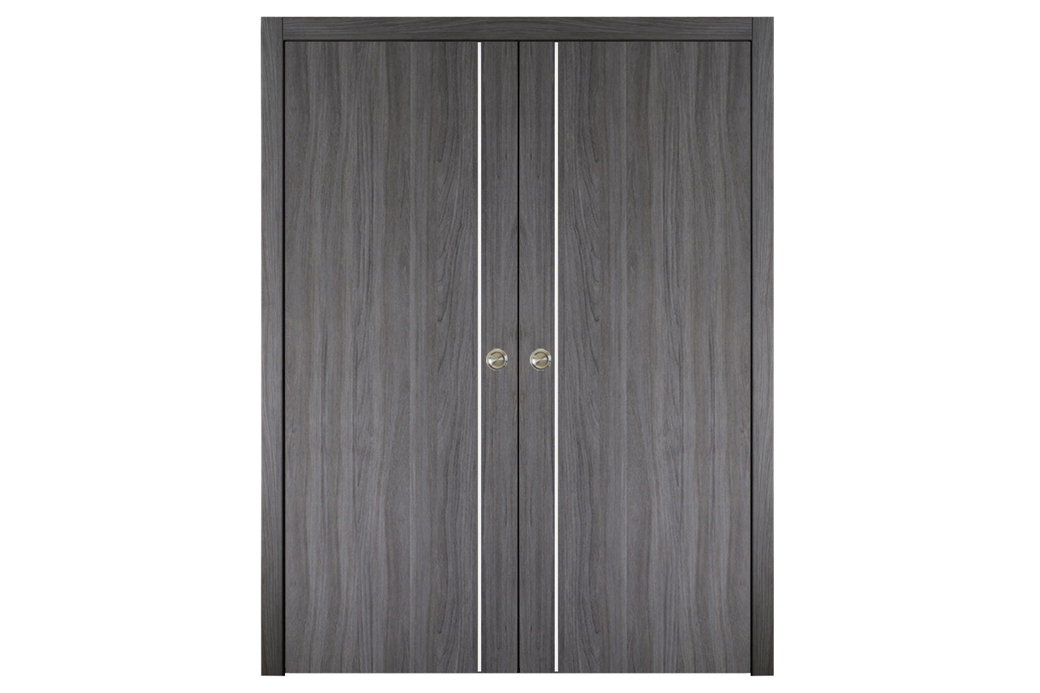 Nova Italia Flush 03 Swiss Elm Laminate Interior Door - Double Pocket Door