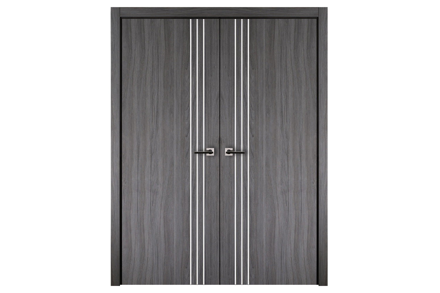 Nova Italia Flush 04 Swiss Elm Laminate Interior Door - Double Door