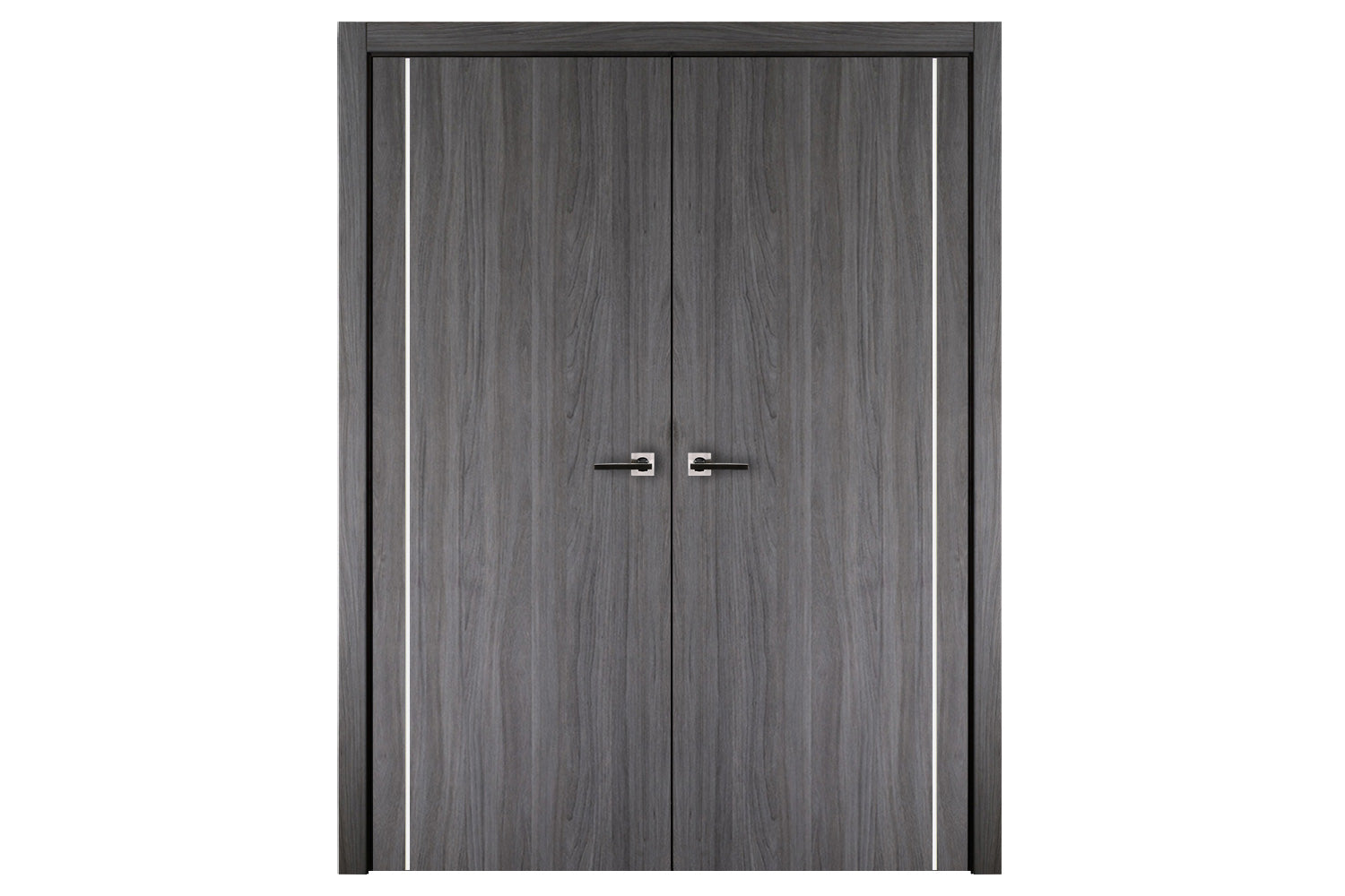 Nova Italia Flush 05 Swiss Elm Laminate Interior Door - Double Door