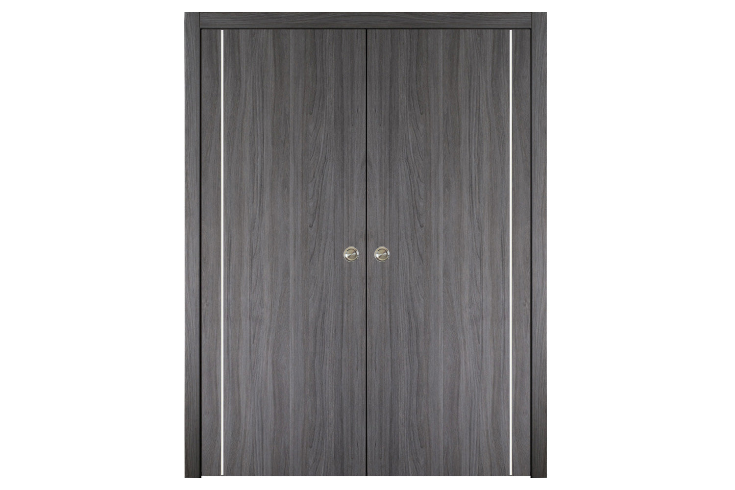 Nova Italia Flush 05 Swiss Elm Laminate Interior Door - Double Pocket Door