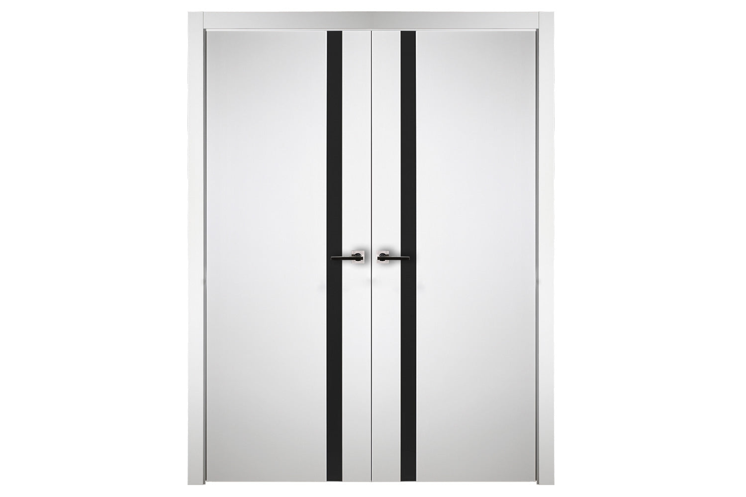 Nova Italia Alaskan White Laminate Interior Door - Double Door