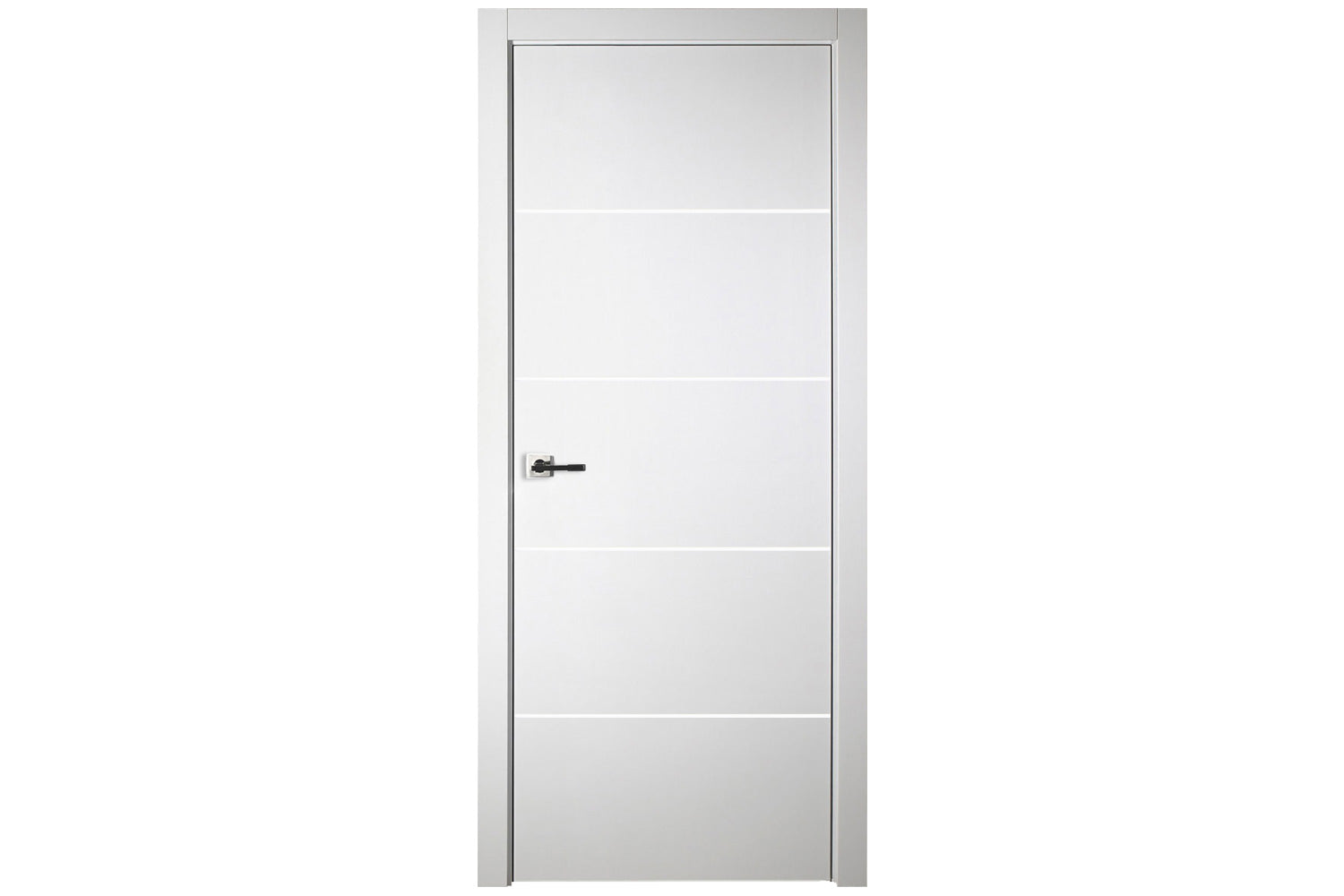 Nova Italia Flush 10 Alaskan White Laminate Interior Door - Single Door
