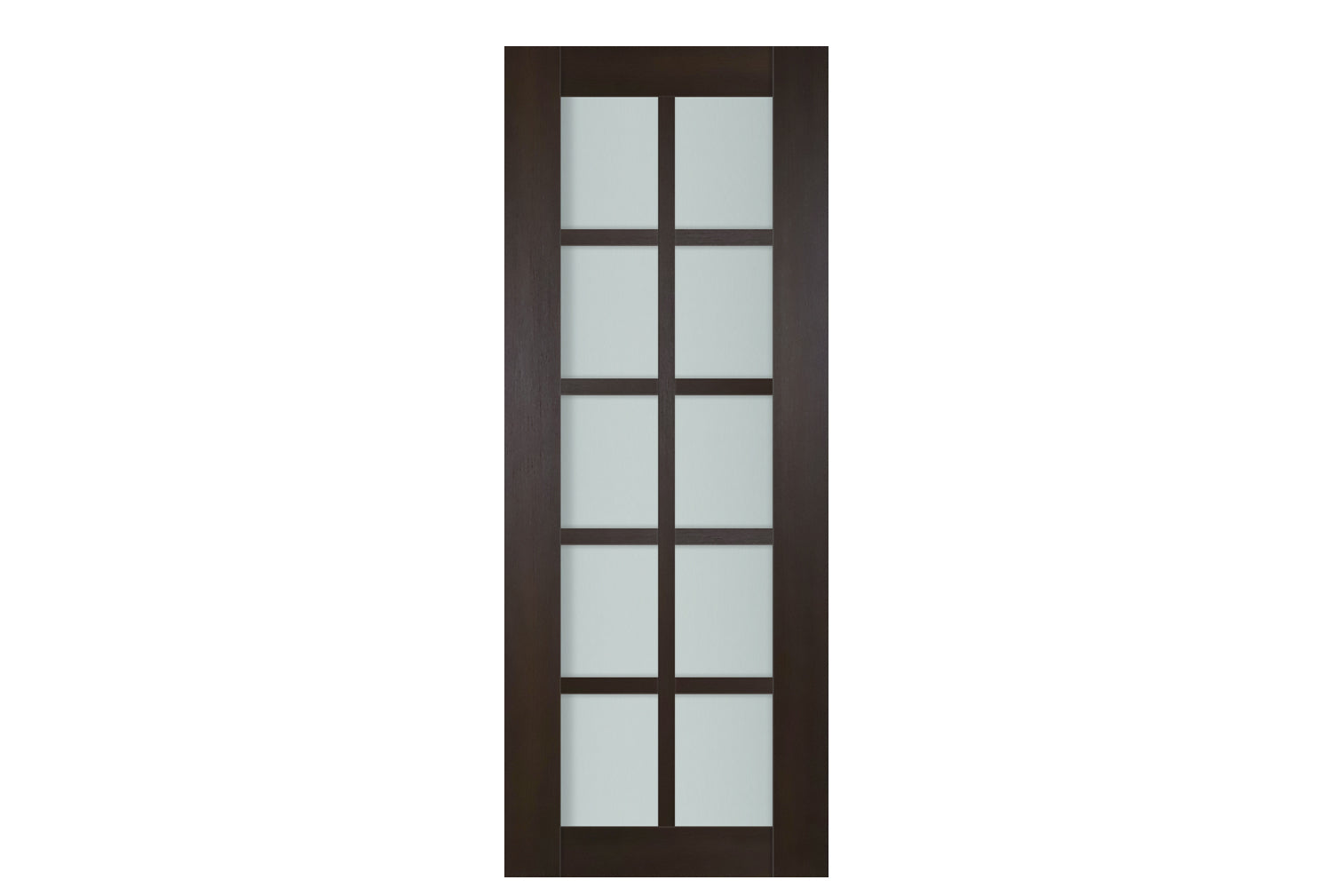 Nova Italia Premium Wenge 10-Lite Laminated French Door - Slab
