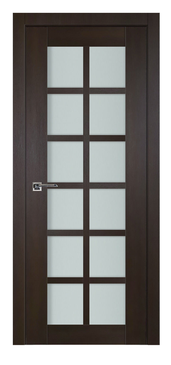 Nova Italia Premium Wenge 12-Lite Laminated French Door