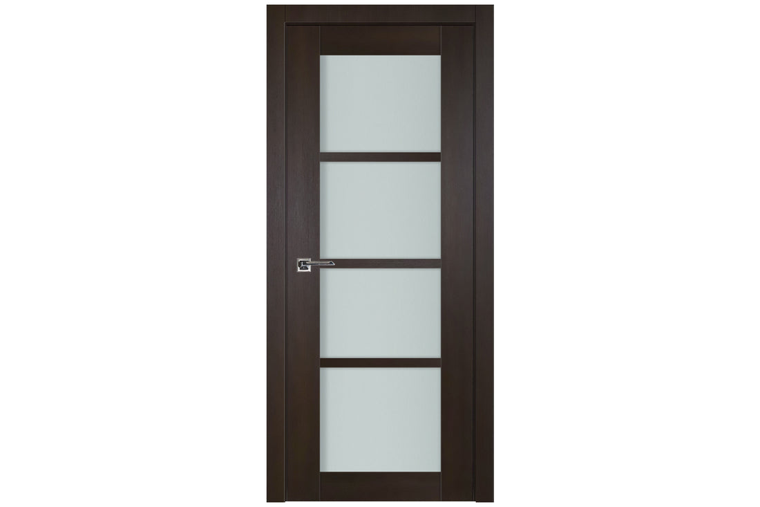 Nova Italia Premium Wenge 4-Lite Laminated French Door - Single Door