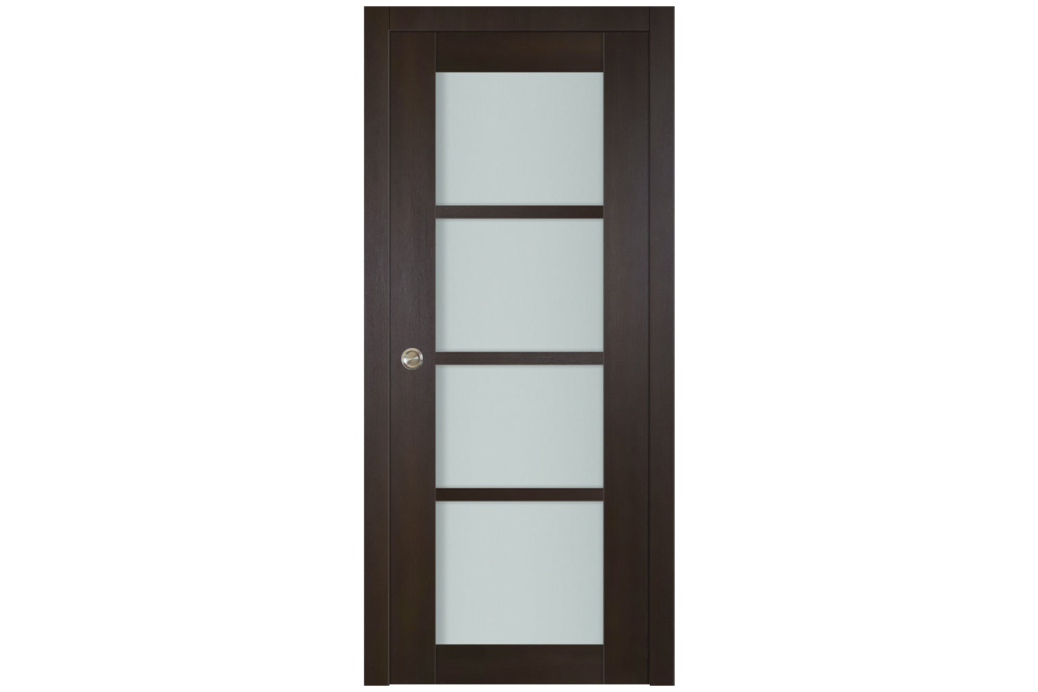 Nova Italia Premium Wenge 4-Lite Laminated French Door - Single Pocket