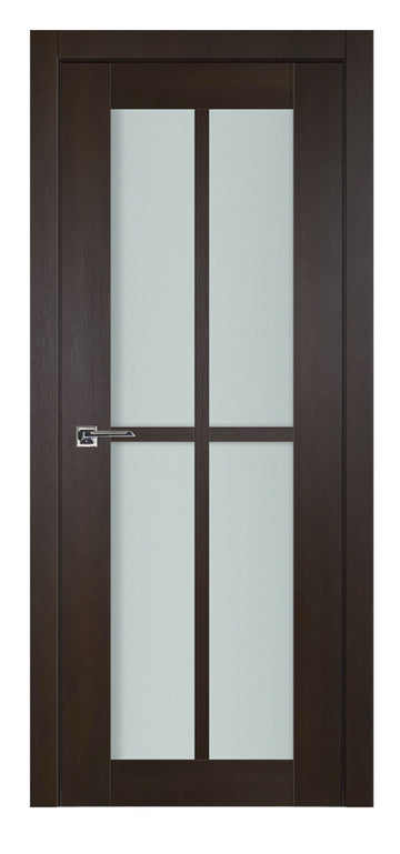 Nova Italia Premium Wenge 4-Lite Vertical Laminated French Door