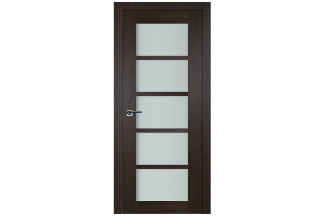 Nova Italia Premium Wenge 5-Lite Laminated French Door - Single Door