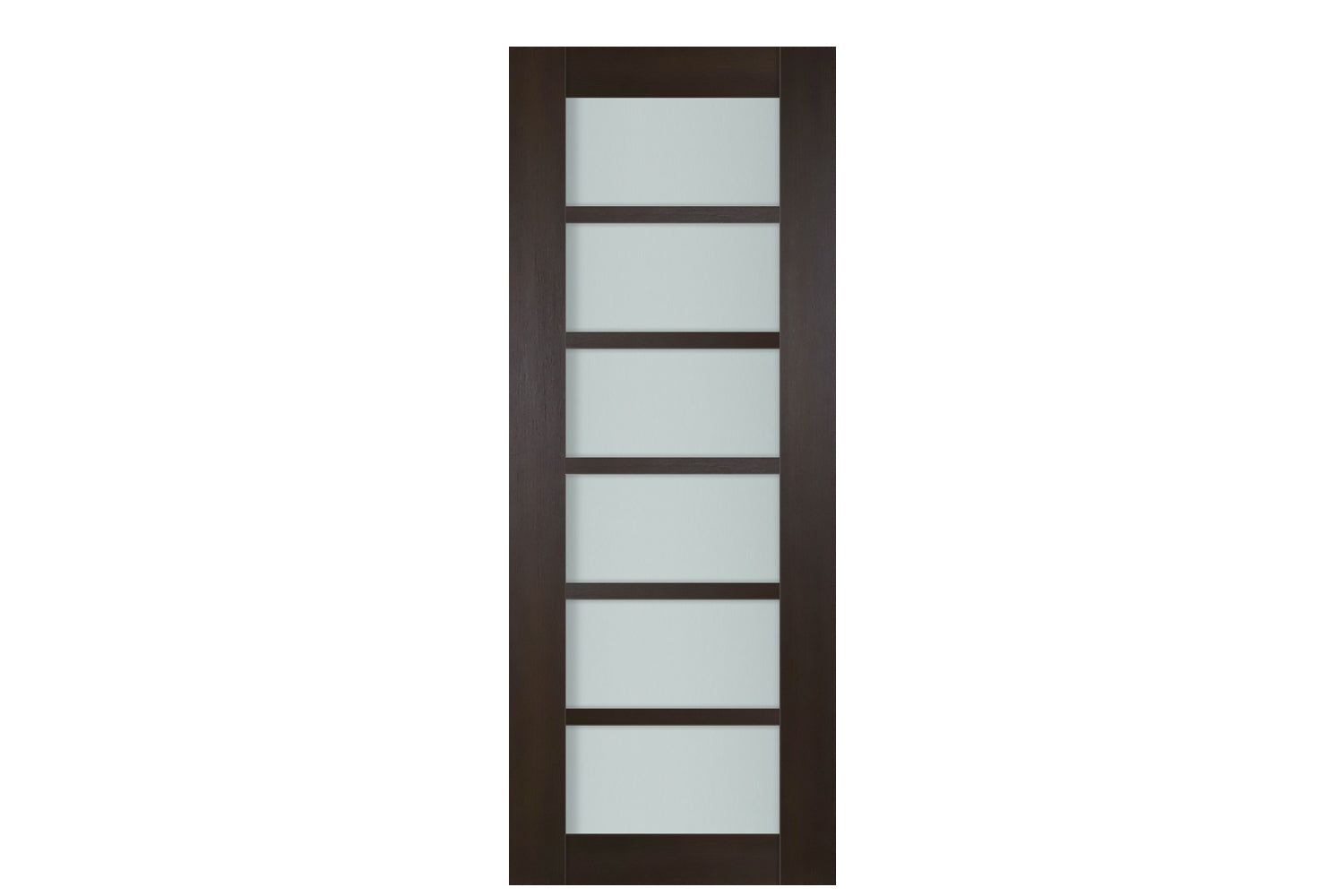 Nova Italia Premium Wenge 6-Lite Laminated French Door - Slab