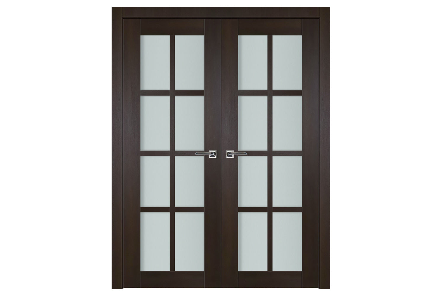 Nova Italia Premium Wenge 8-Lite Laminated French Door - Double Door