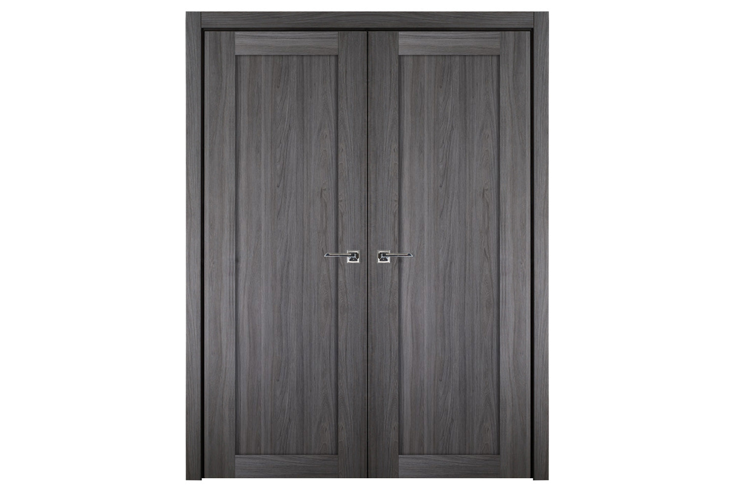 Nova Italia Stile 1 Lite Swiss Elm Laminate Interior Door - Double Door