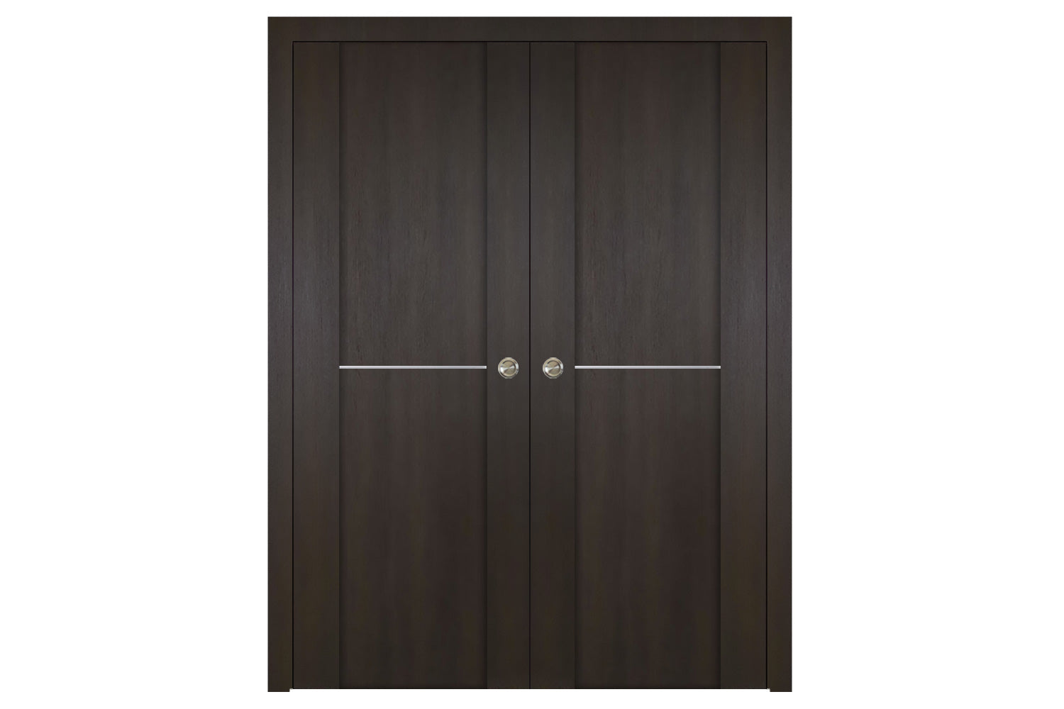 Nova Italia Stile 1H Premium Wenge Laminate Interior Door - Double Pocket