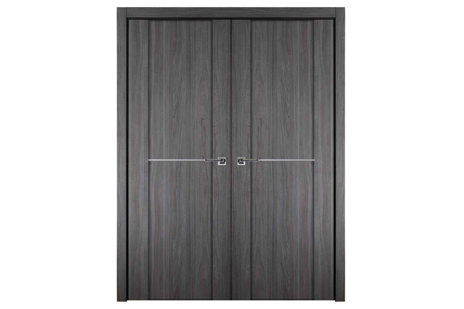 Nova Italia Stile 1H Swiss Elm Laminate Interior Door - Double Door