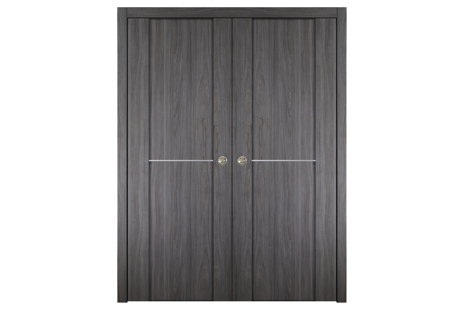 Nova Italia Stile 1H Swiss Elm Laminate Interior Door - Double Pocket