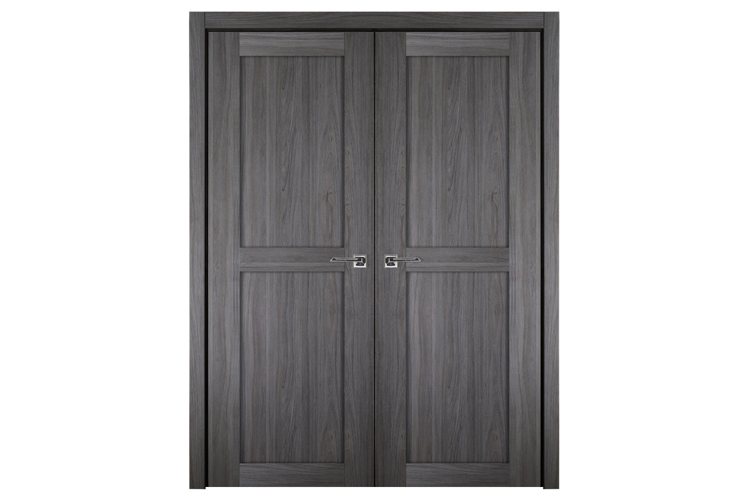 Nova Italia Stile 2 Lite Swiss Elm Laminate Interior Door - Double Door