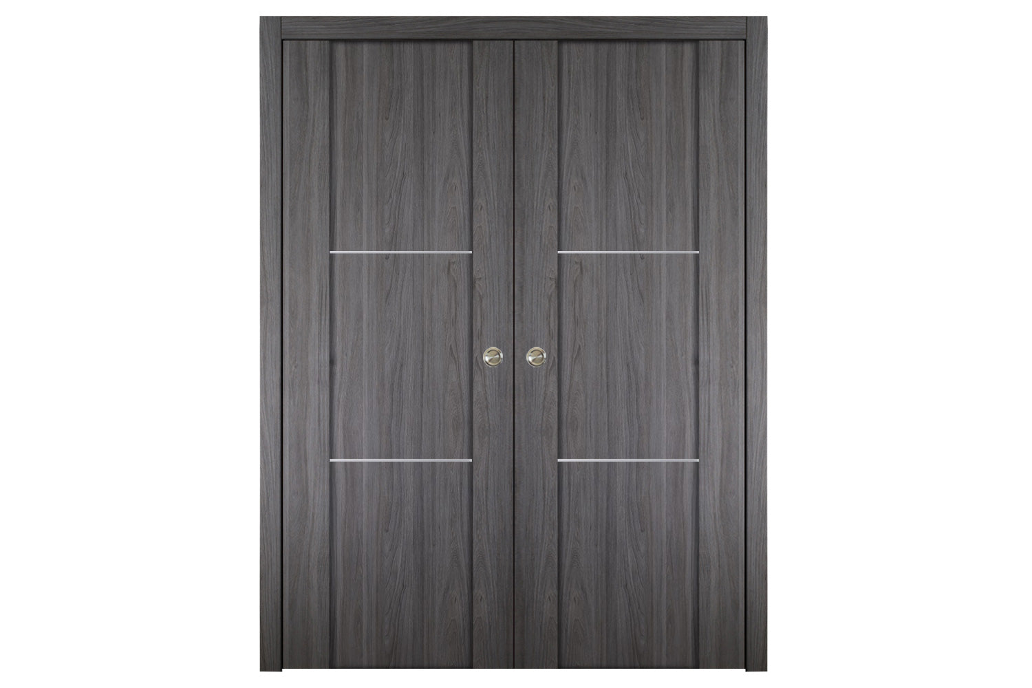 Nova Italia Stile 2H Swiss Elm Laminate Interior Door - Double Pocket