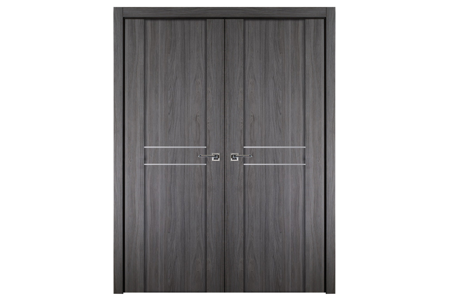 Nova Italia Stile 2HC Swiss Elm Laminate Interior Door - Double Door