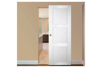 Nova Italia Stile 3 Lite Alaskan White Laminate Interior Magic Sliding Door