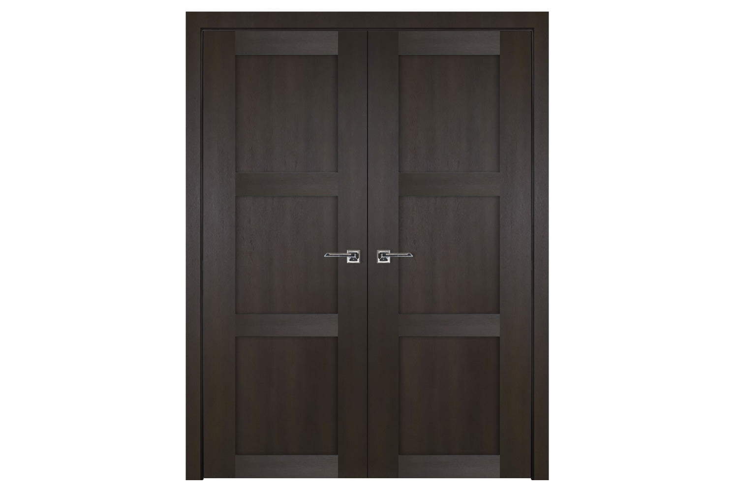 Nova Italia Stile 3 Lite Premium Wenge Laminate Interior Door - Double Door