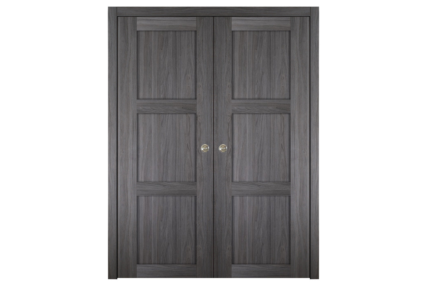 Nova Italia Stile 3 Lite Swiss Elm Laminate Interior Door - Double Pocket