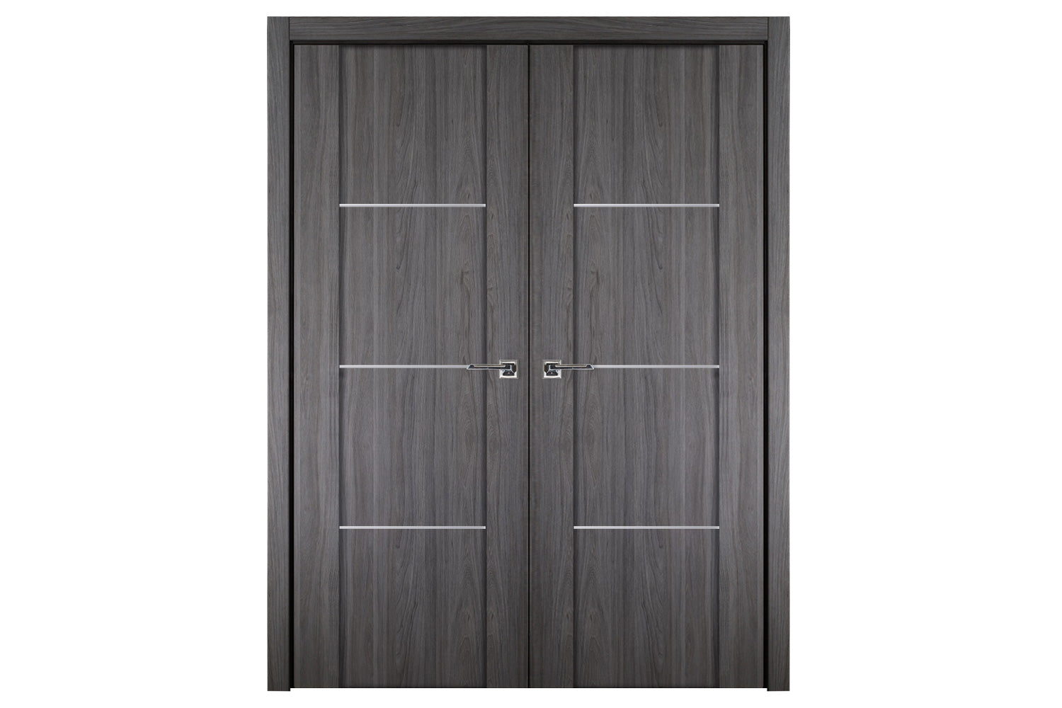 Nova Italia Stile 3H Swiss Elm Laminate Interior Door - Double Door